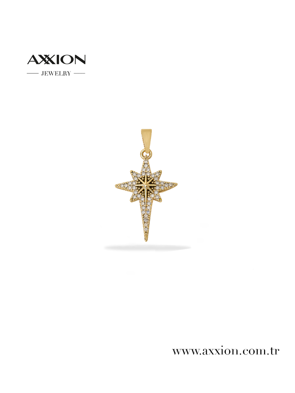 AXXION 14K Kolye Ucu GOLD 12 Adet