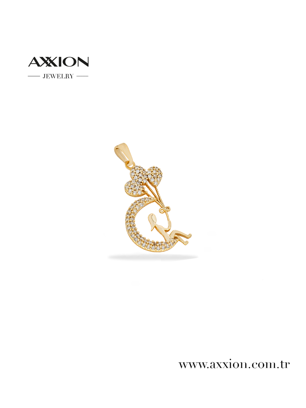 AXXION 14K Kolye Ucu GOLD 12 Adet