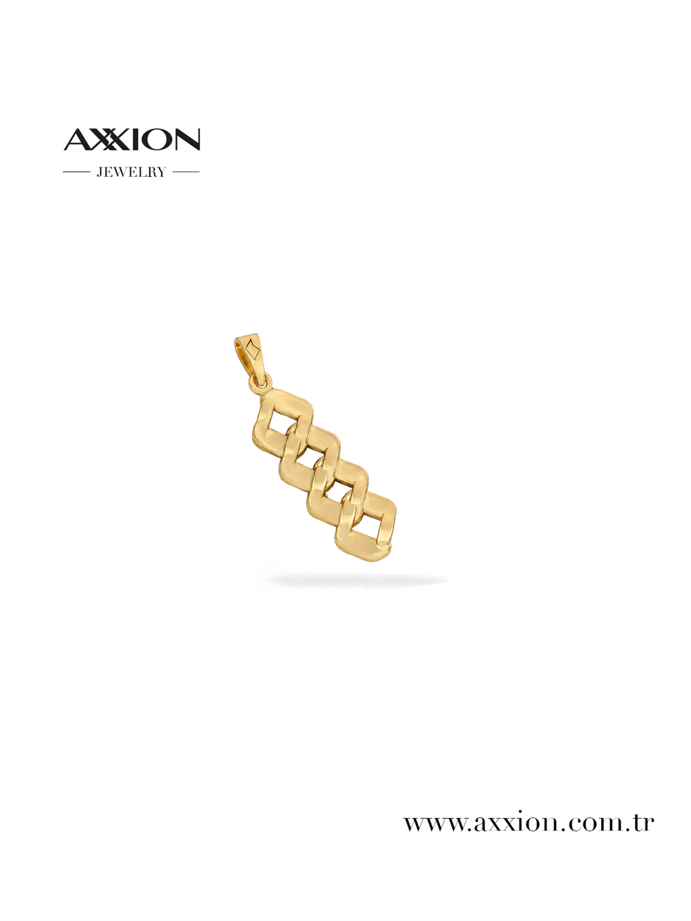 AXXION 14K Kolye Ucu GOLD 12 Adet