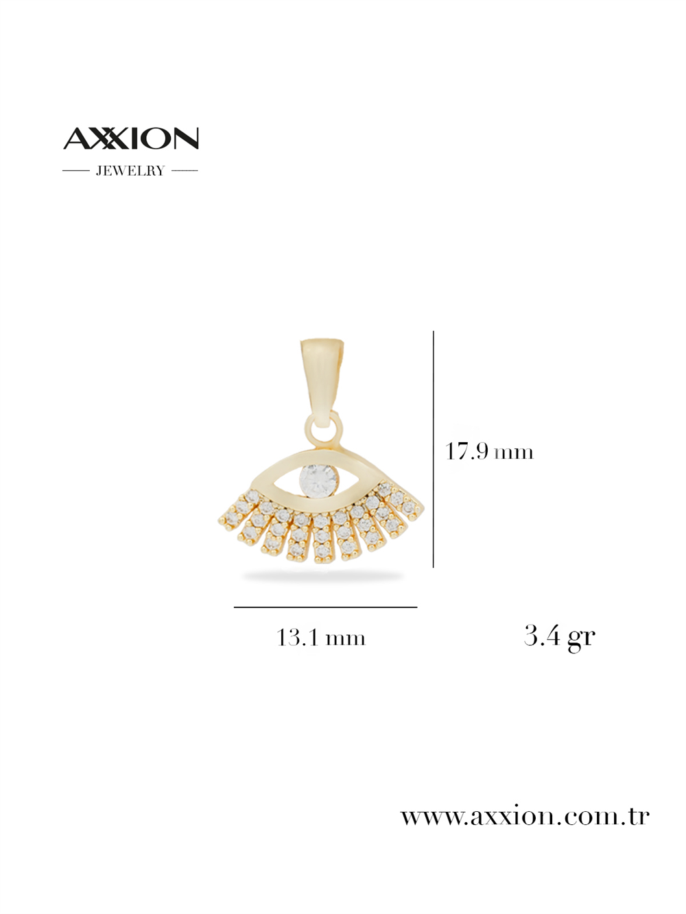 AXXION 14K Kolye Ucu GOLD