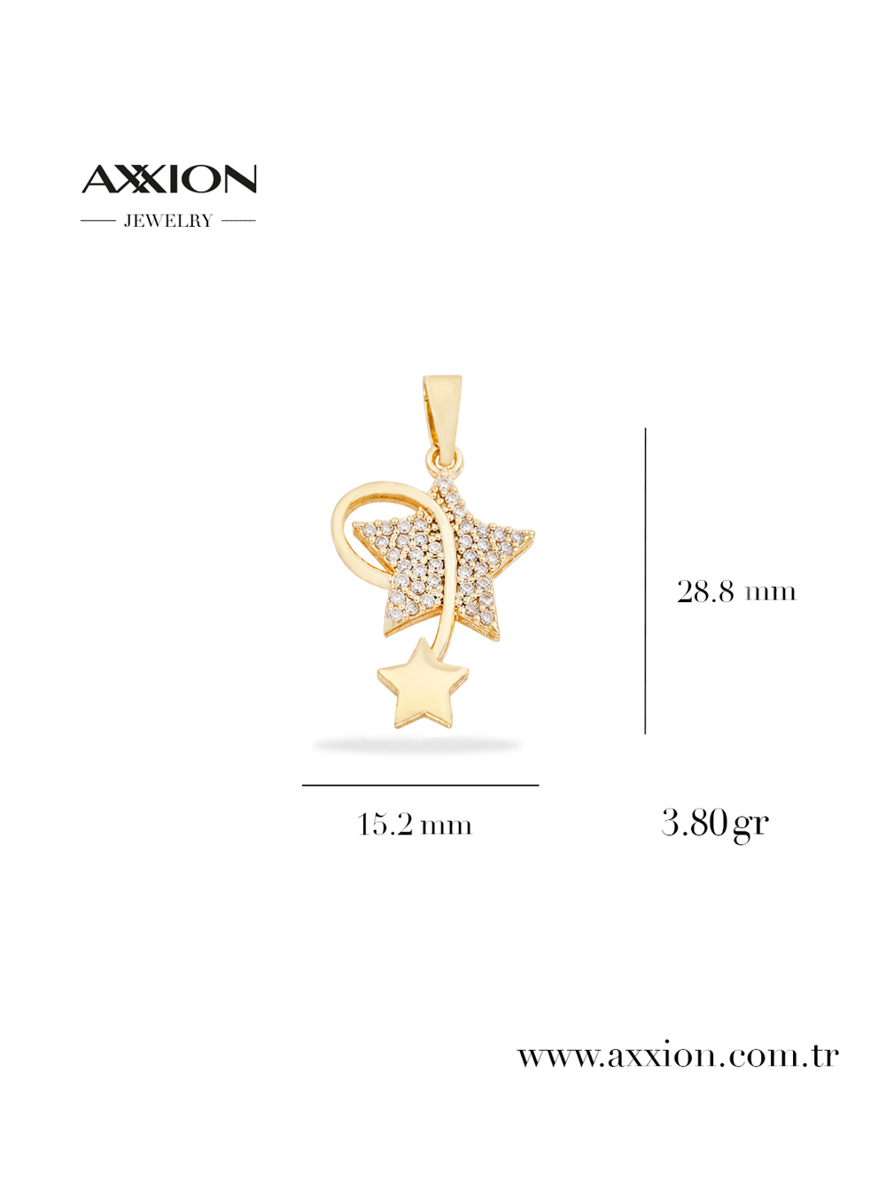 AXXION 14K Kolye Ucu GOLD