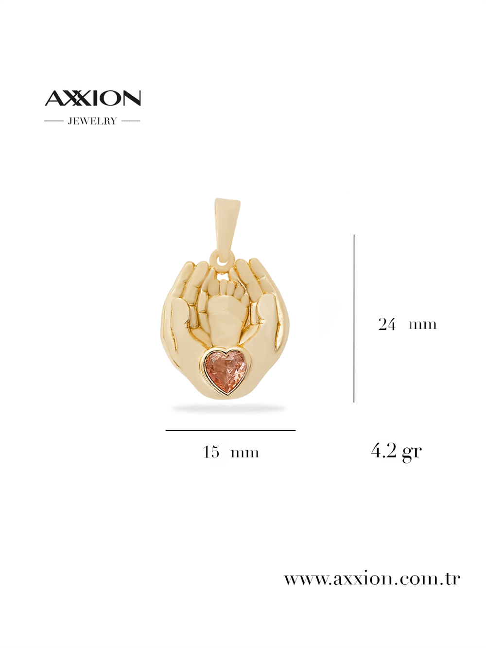 AXXION 14K Kolye Ucu GOLD
