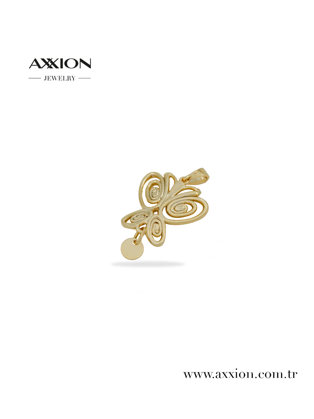 AXXION 14K Kolye Ucu GOLD