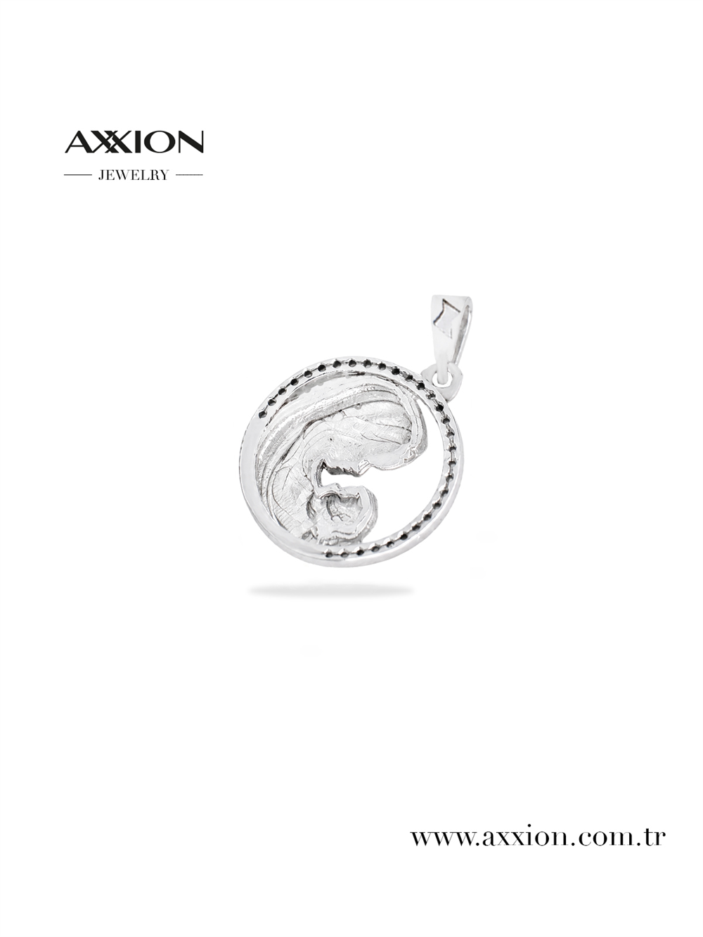 AXXION 14K Kolye Ucu SILVER