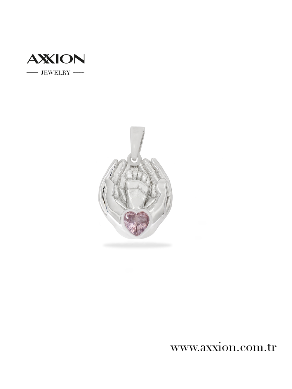 AXXION 14K Kolye Ucu SILVER