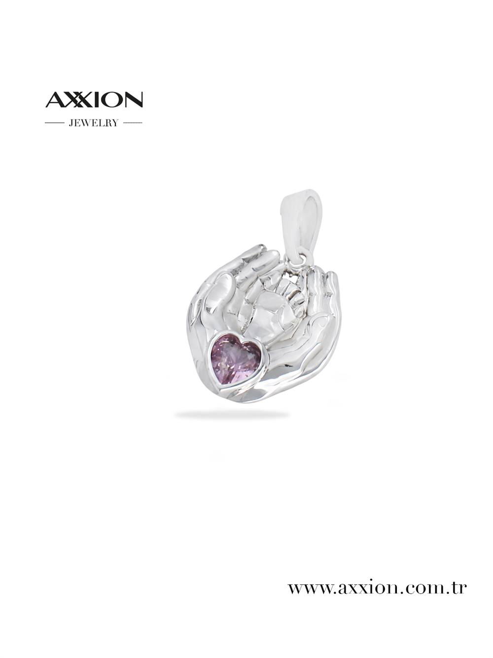 AXXION 14K Kolye Ucu SILVER