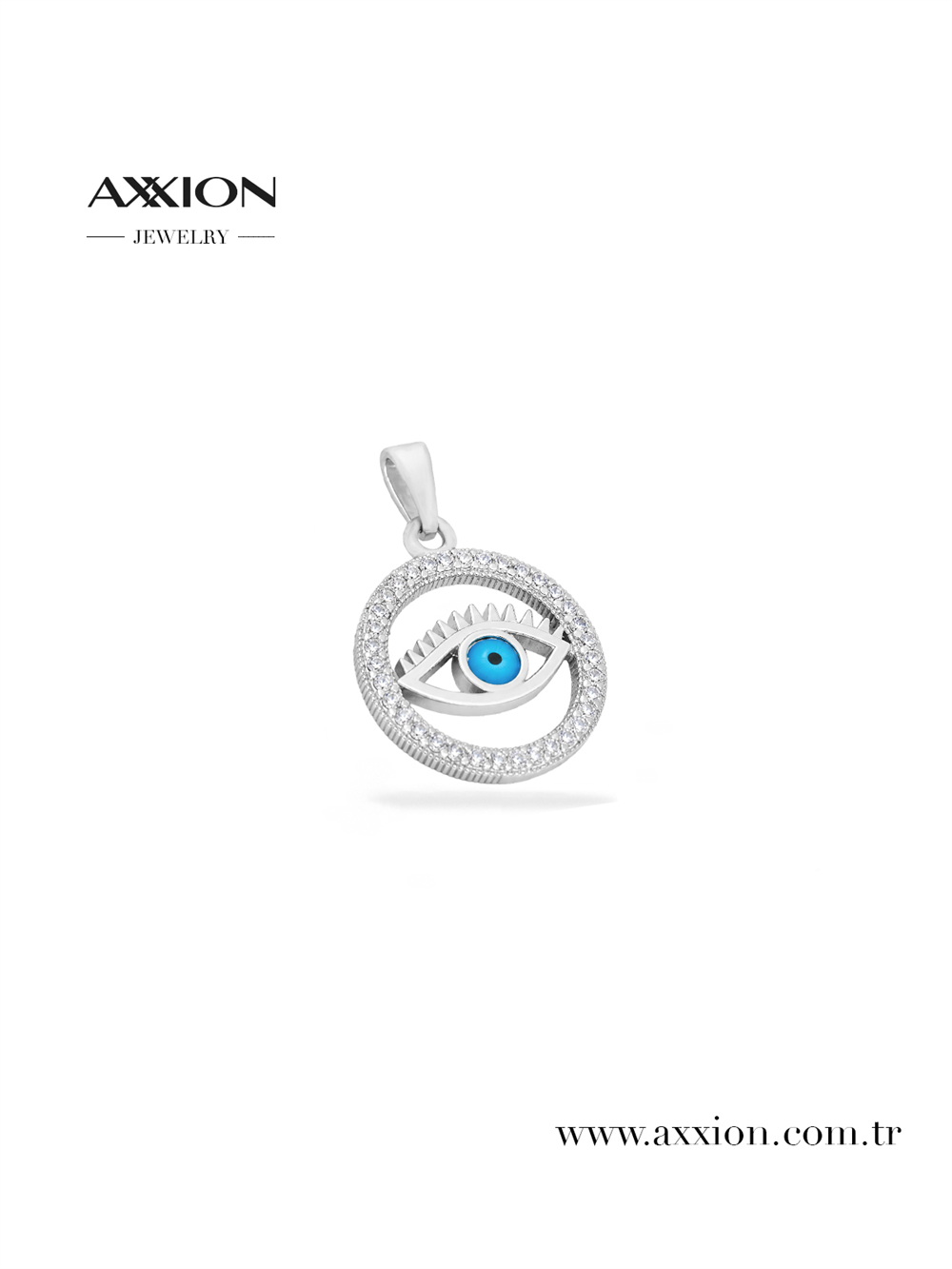AXXION 14K Kolye Ucu SILVER 12 Adet