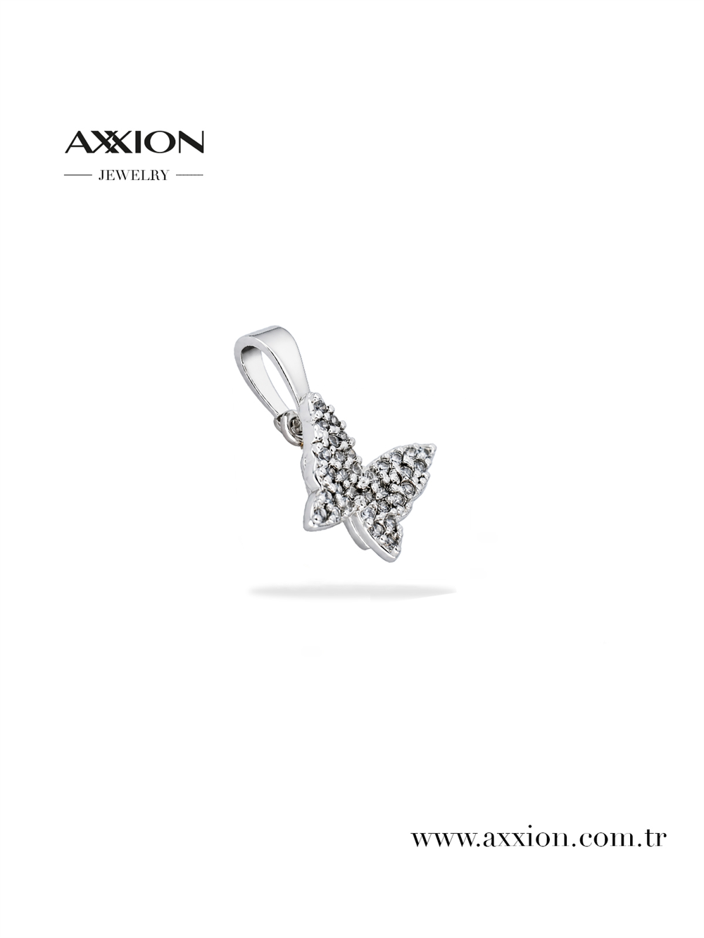 AXXION 14K Kolye Ucu SILVER 12 Adet