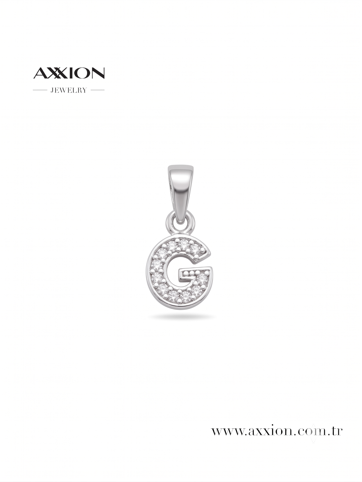 AXXION 14K Kolye Ucu SILVER