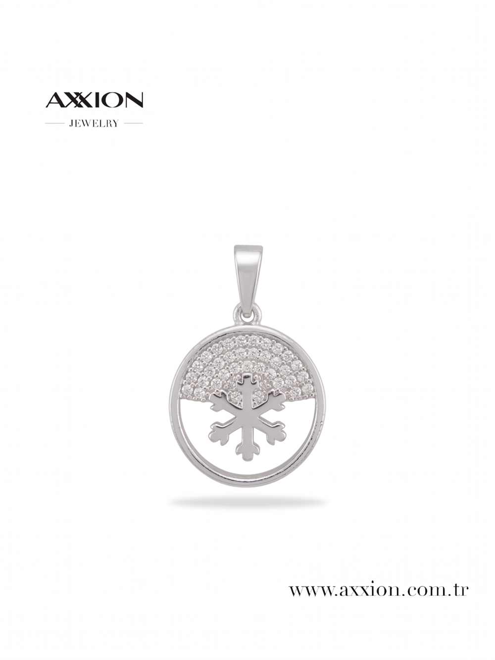 AXXION 14K Kolye Ucu SILVER