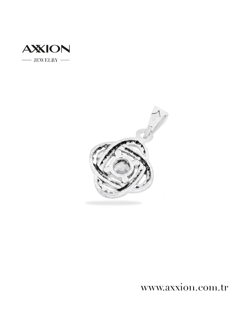 AXXION 14K Kolye Ucu SILVER
