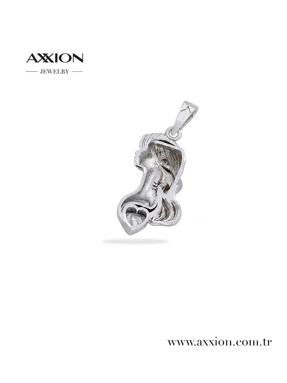 AXXION 14K Kolye Ucu SILVER