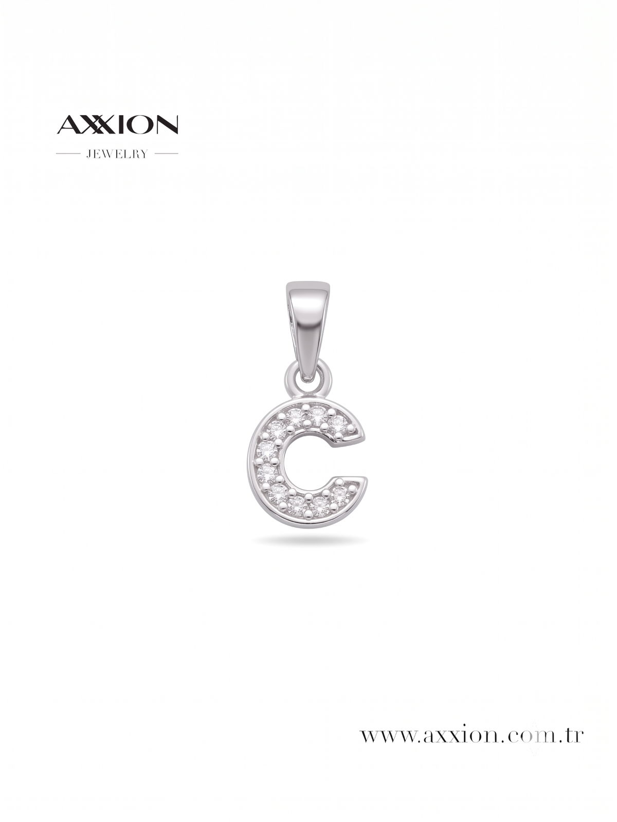 AXXION 14K Kolye Ucu SILVER