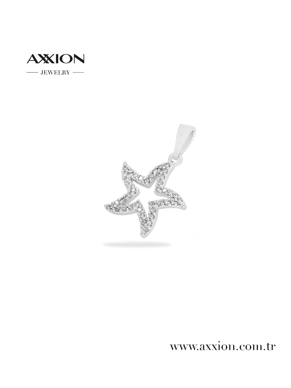 AXXION 14K Kolye Ucu SILVER
