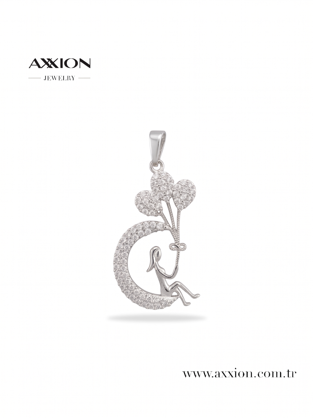 AXXION 14K Kolye Ucu SILVER
