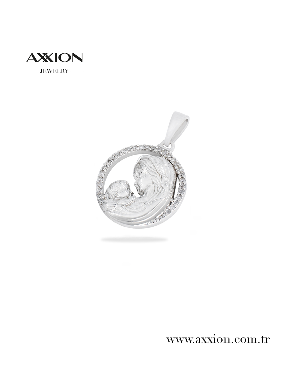 AXXION 14K Kolye Ucu SILVER