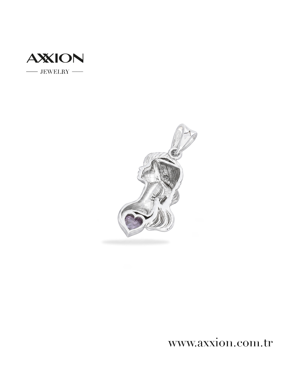 AXXION 14K Kolye Ucu SILVER