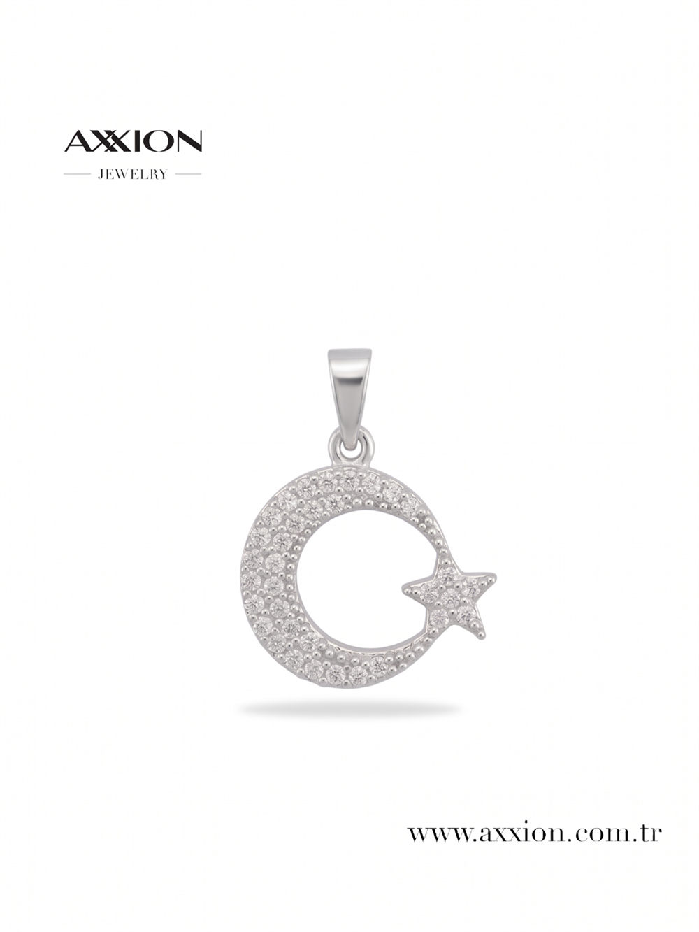 AXXION 14K Kolye Ucu SILVER
