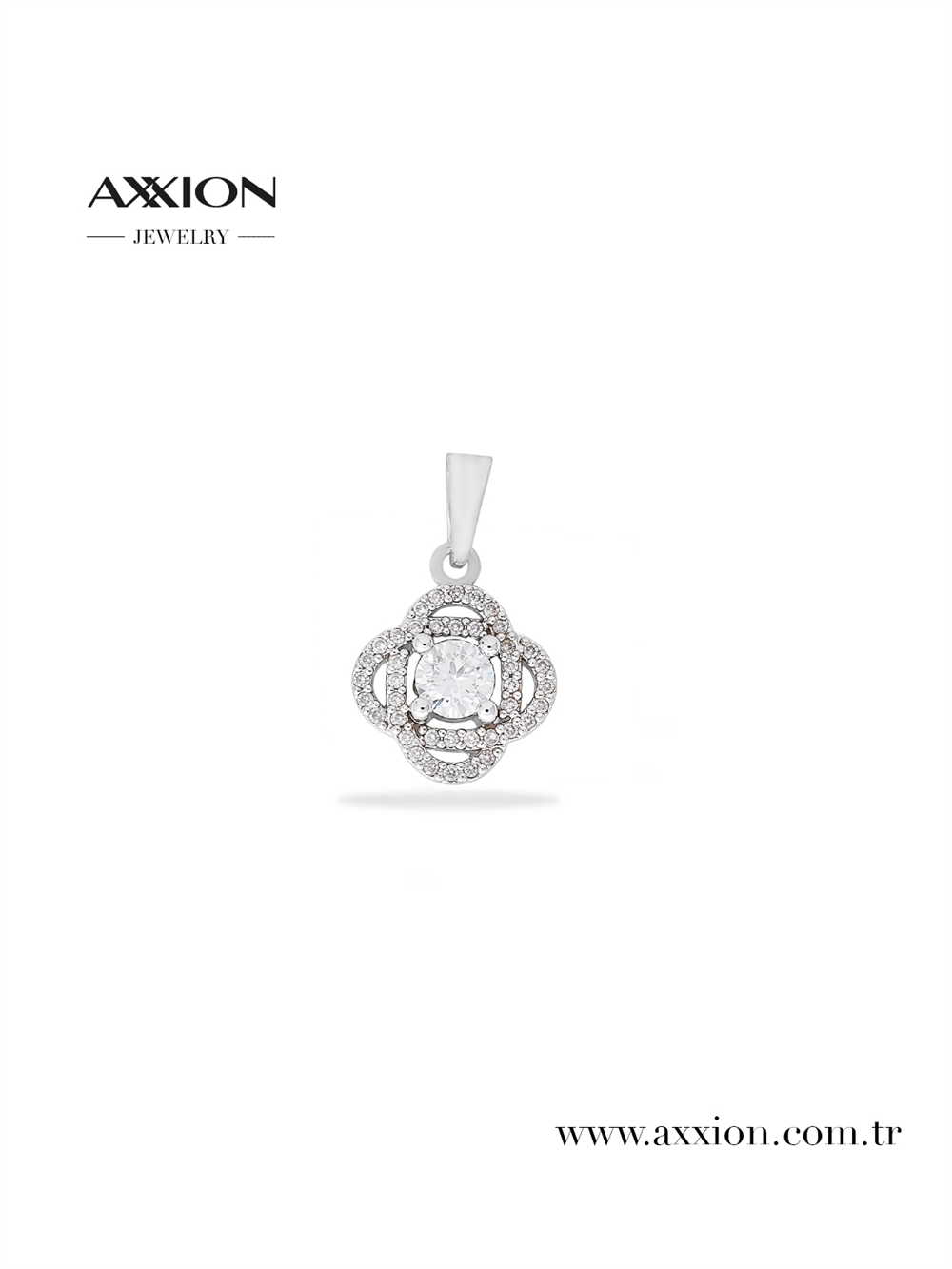 AXXION 14K Kolye Ucu SILVER