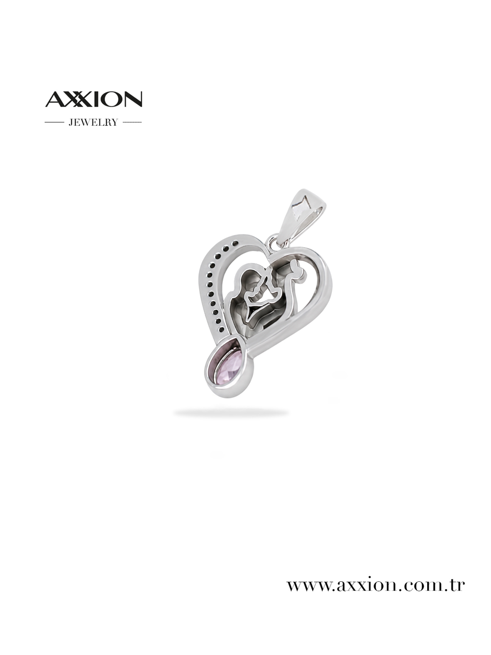 AXXION 14K Kolye Ucu SILVER