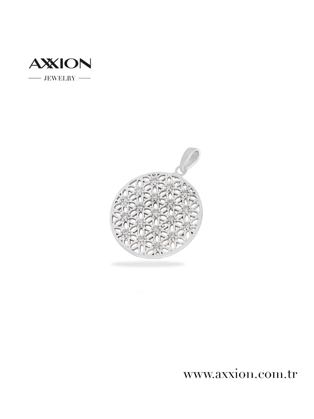 AXXION 14K Kolye Ucu SILVER