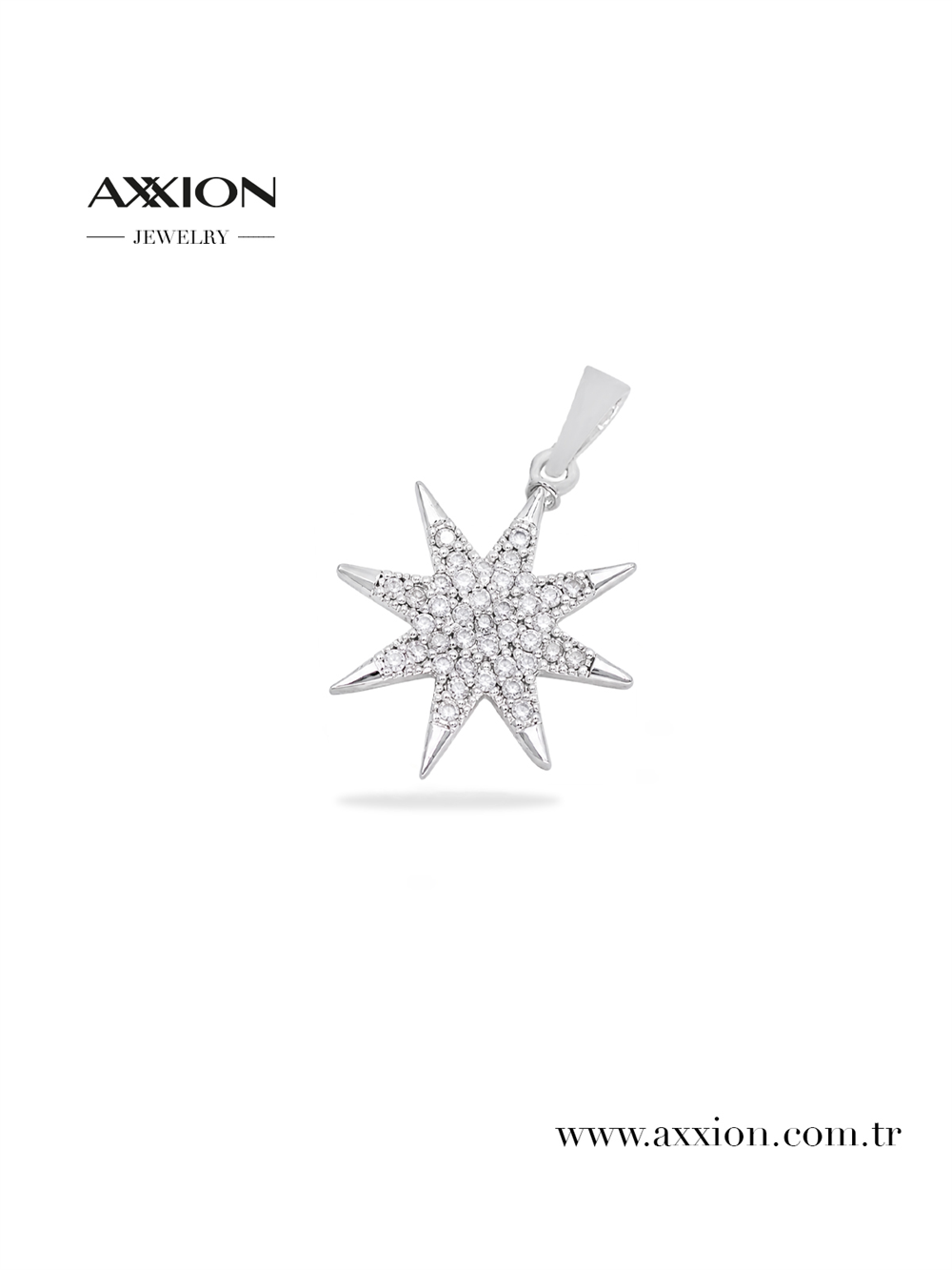 AXXION 14K Kolye Ucu SILVER