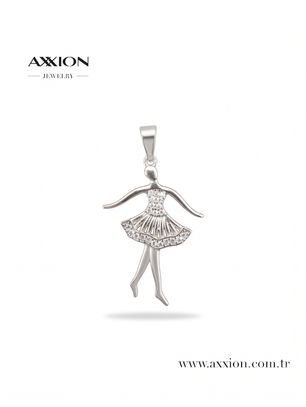 AXXION 14K Kolye Ucu SILVER