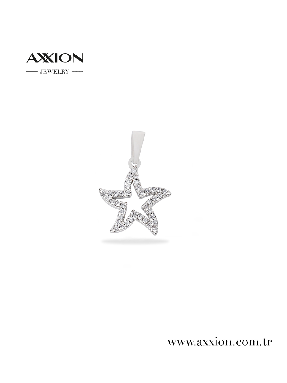 AXXION 14K Kolye Ucu SILVER