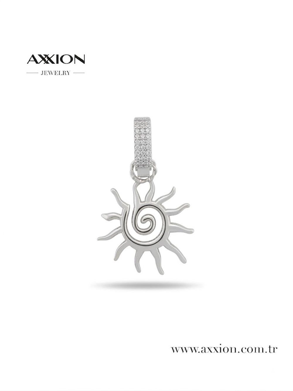 AXXION Kolye Ucu SILVER
