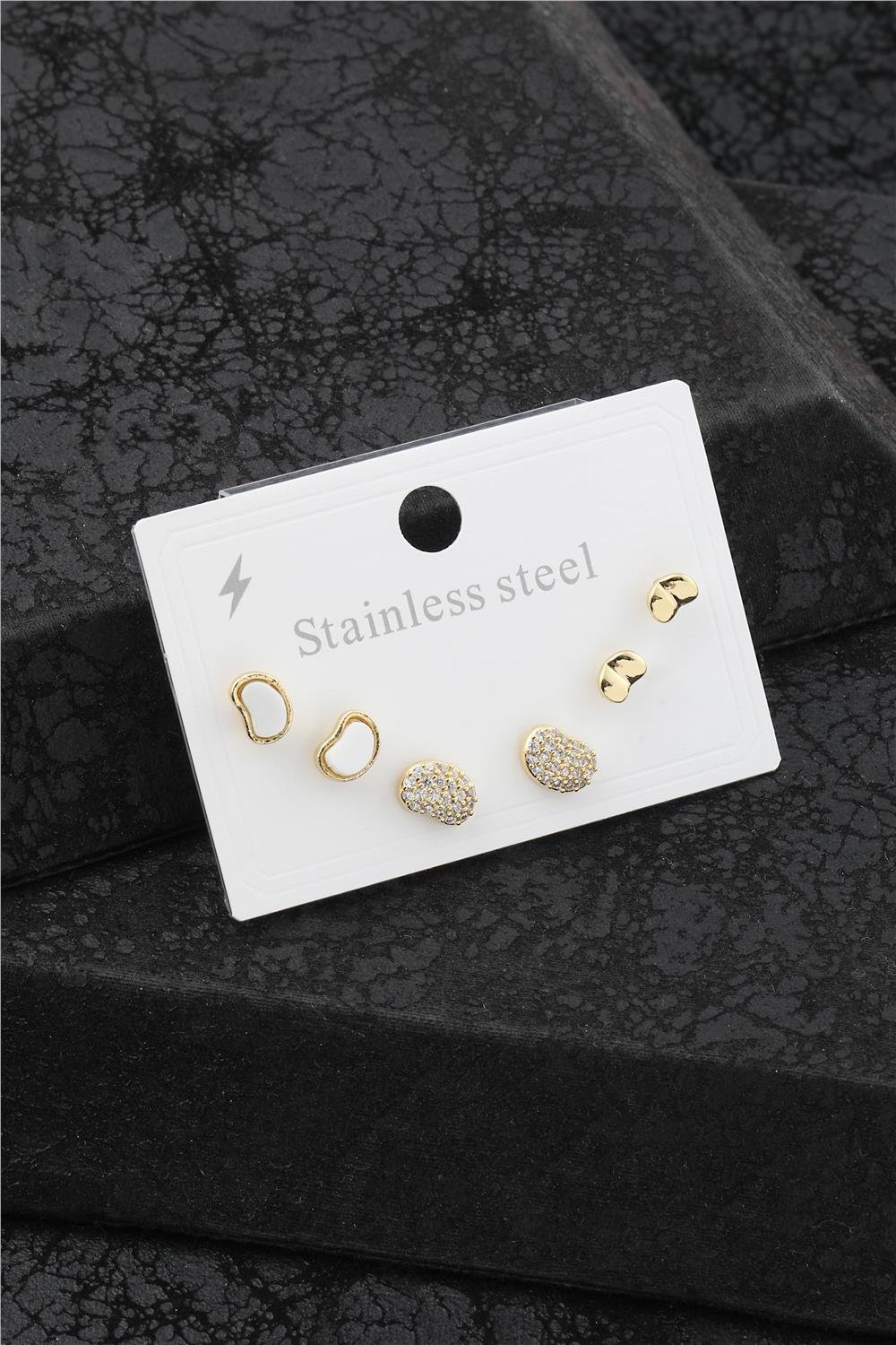 Çelik Altılı Küpe