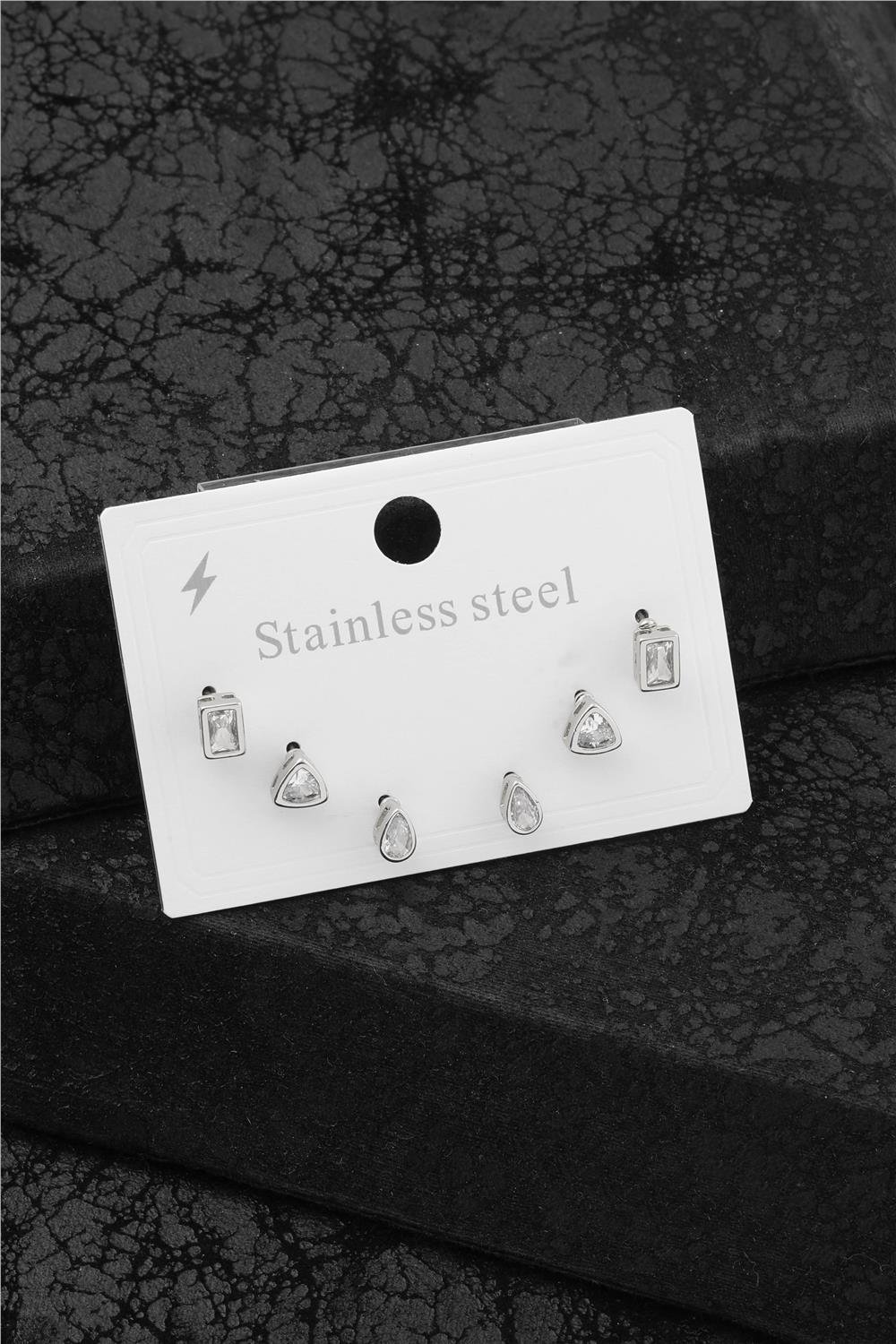 Çelik Altılı Küpe