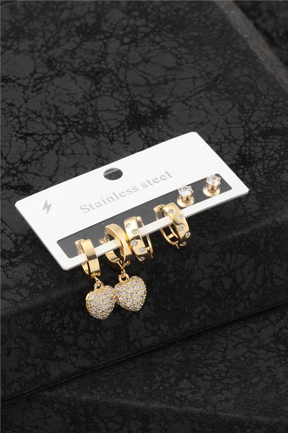 Çelik Altılı Küpe