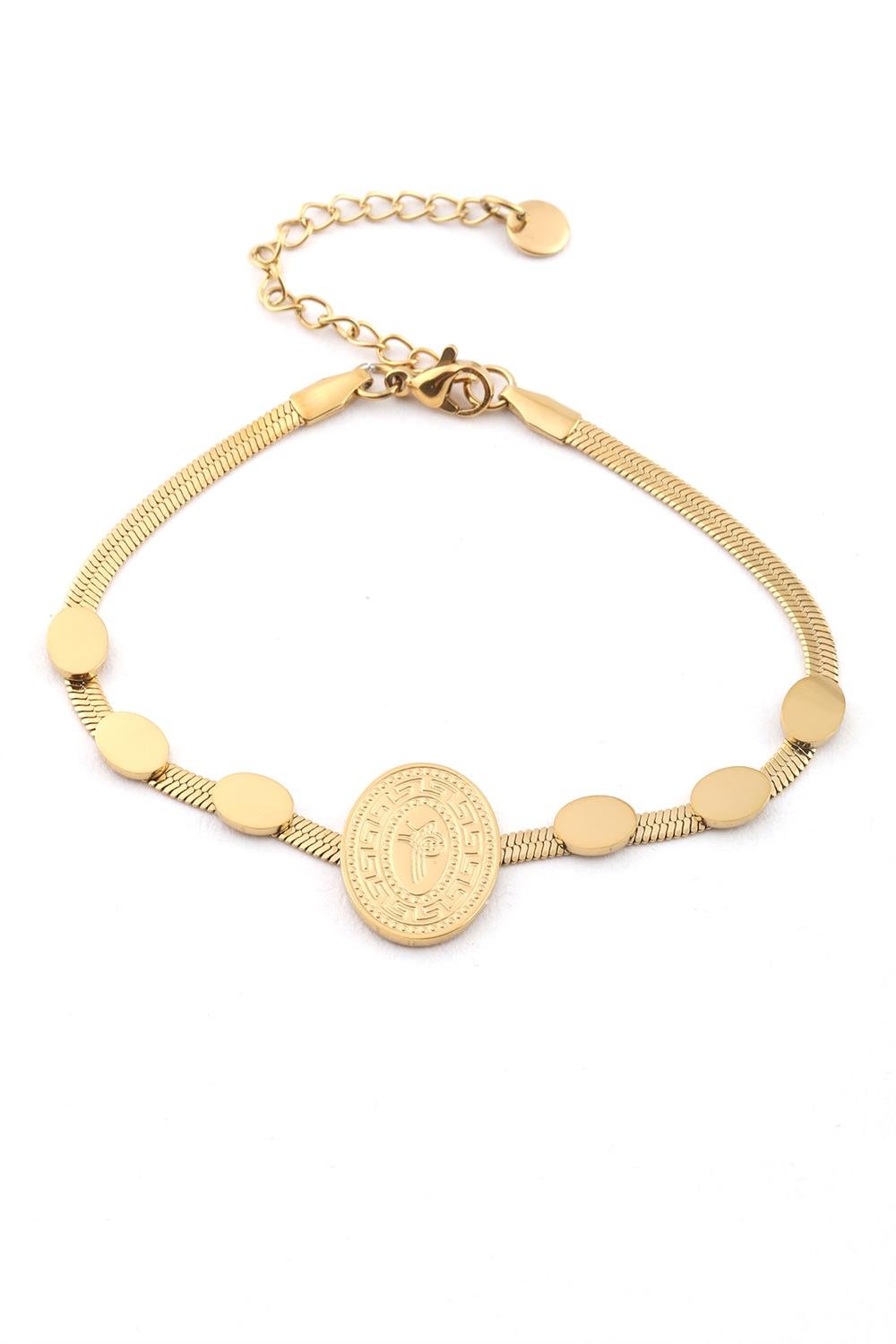 Çelik Bileklik Gold