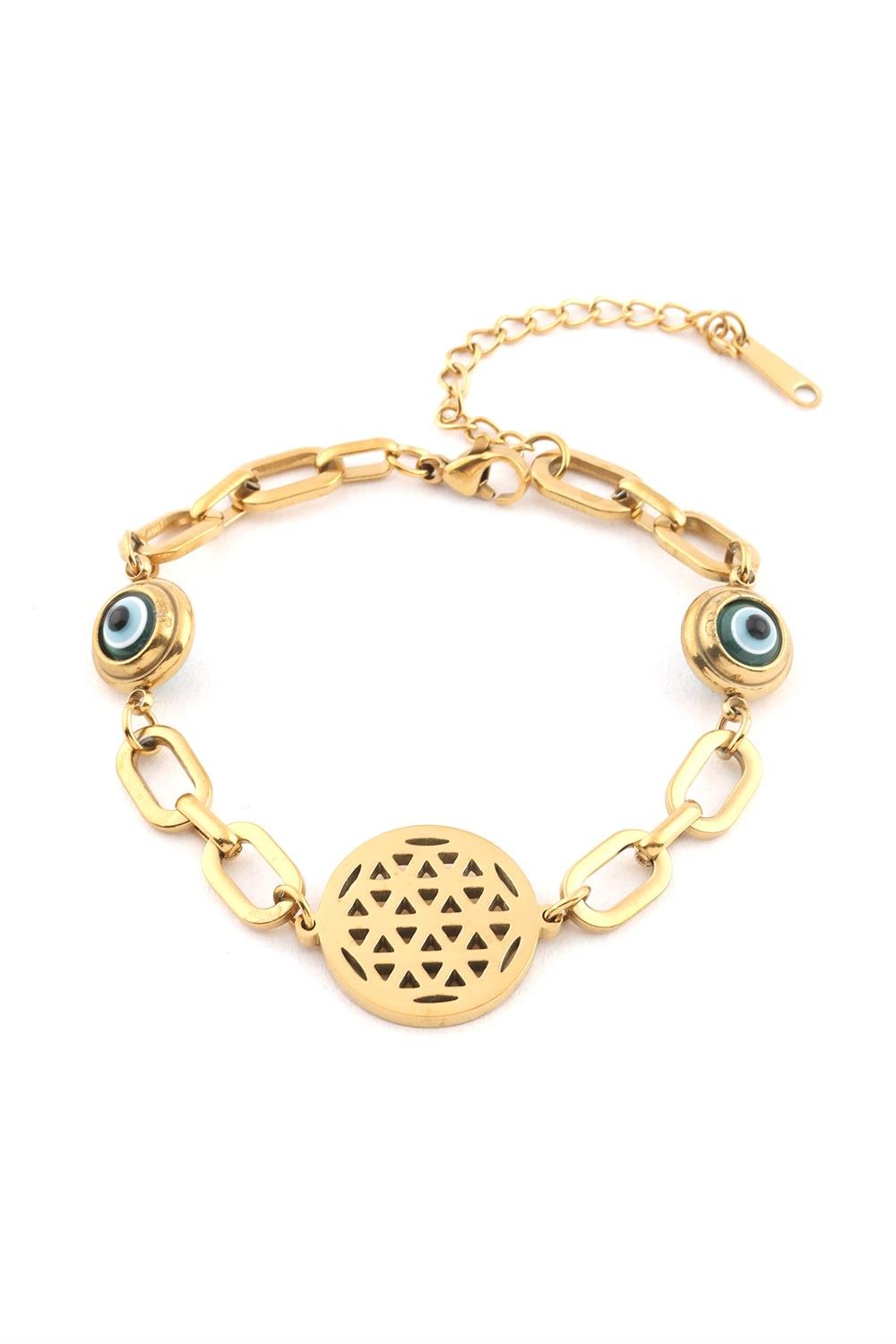 Çelik Bileklik Gold