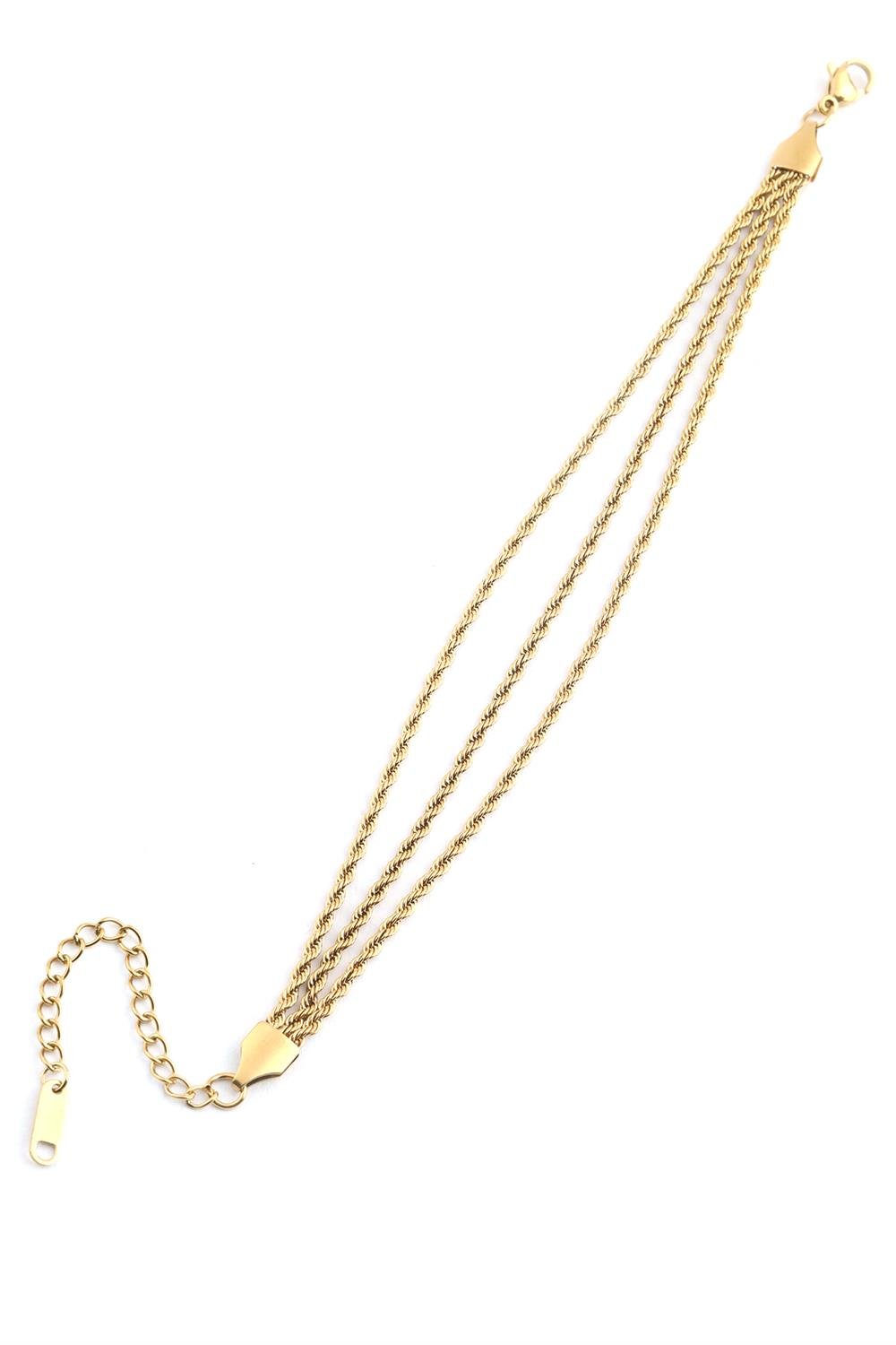 Çelik Bileklik Gold