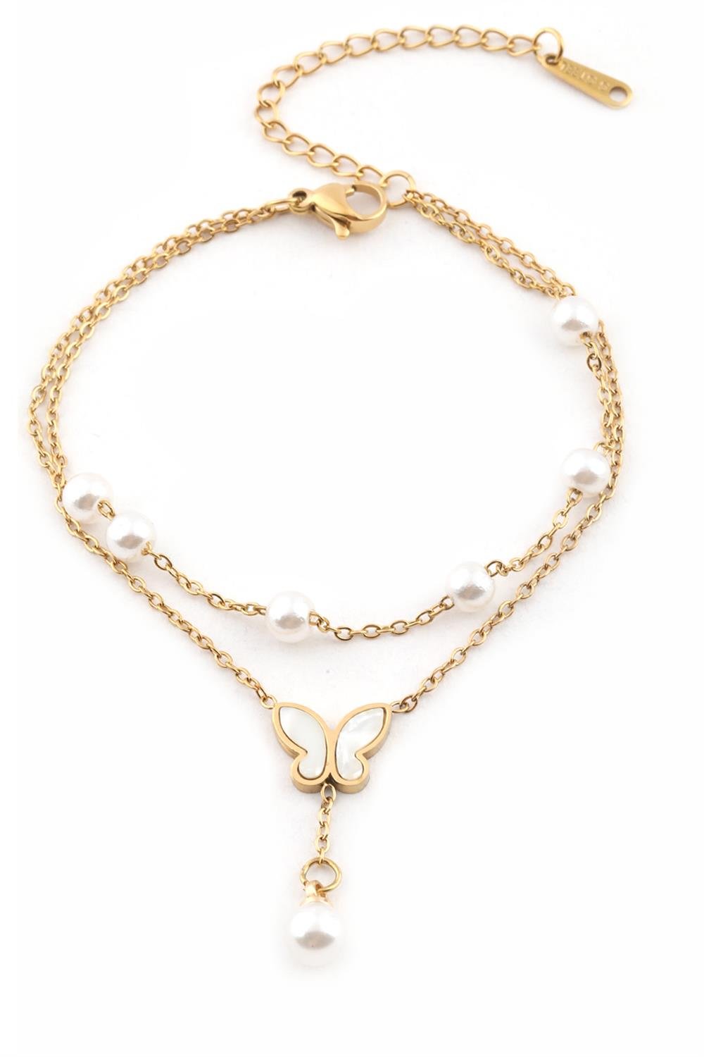 Çelik Bileklik Gold