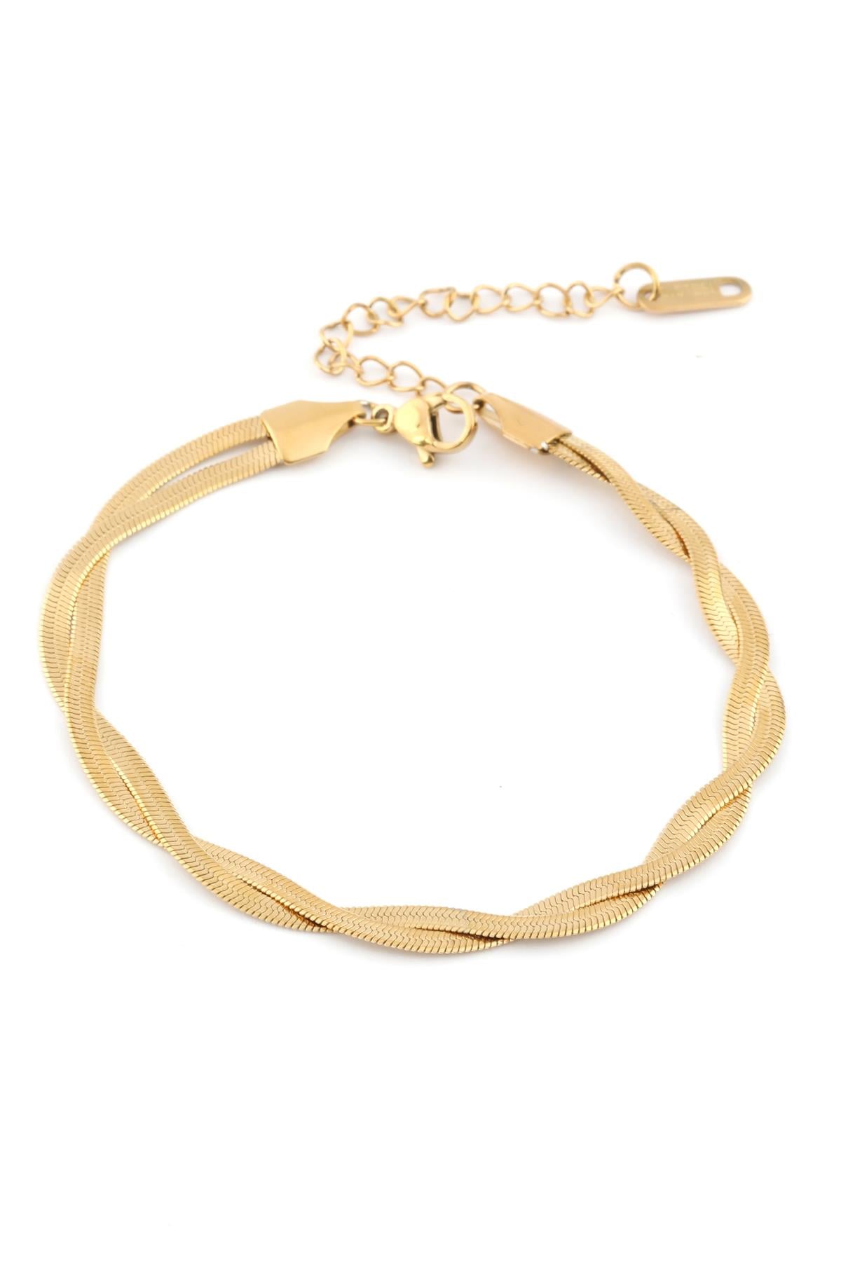Çelik Bileklik Gold
