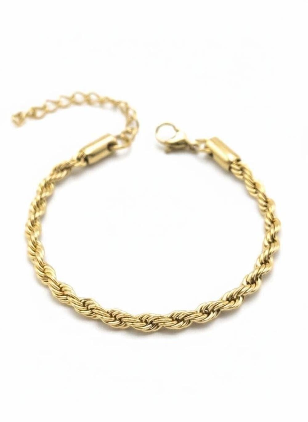 Çelik Burgu Bileklik GOLD 3 mm