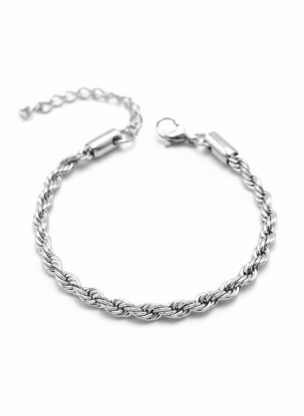 Çelik Burgu Bileklik SILVER 2mm
