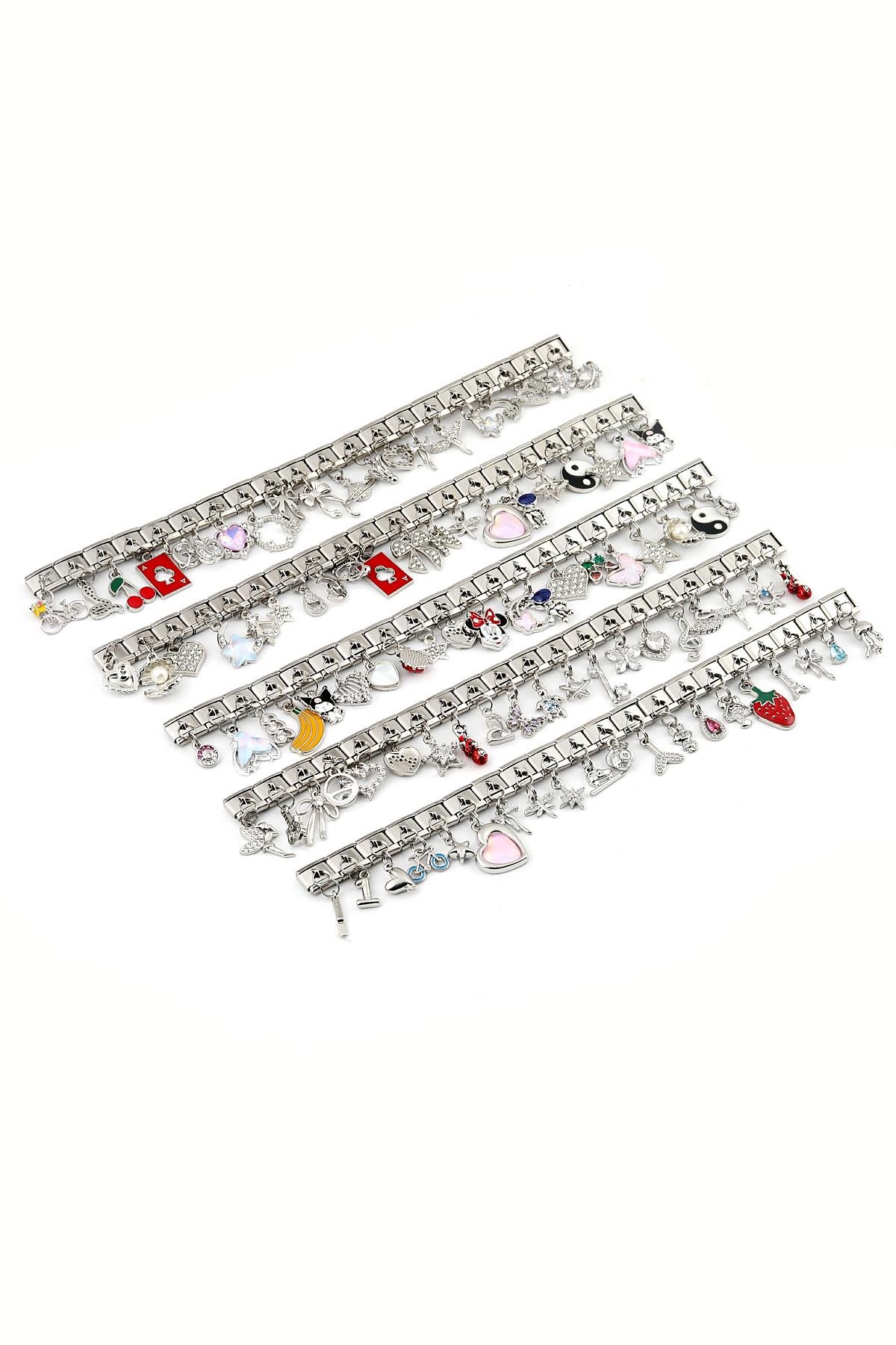 Çelik Charm Mix 20 Adet