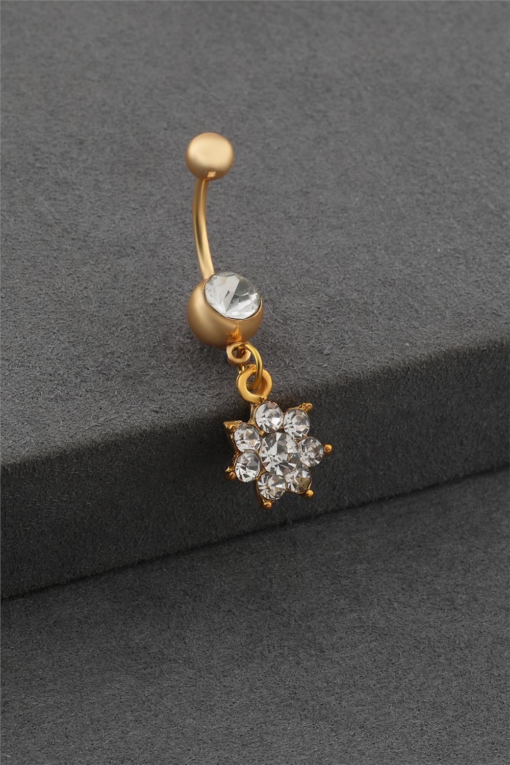 Çelik Göbek Piercing GOLD