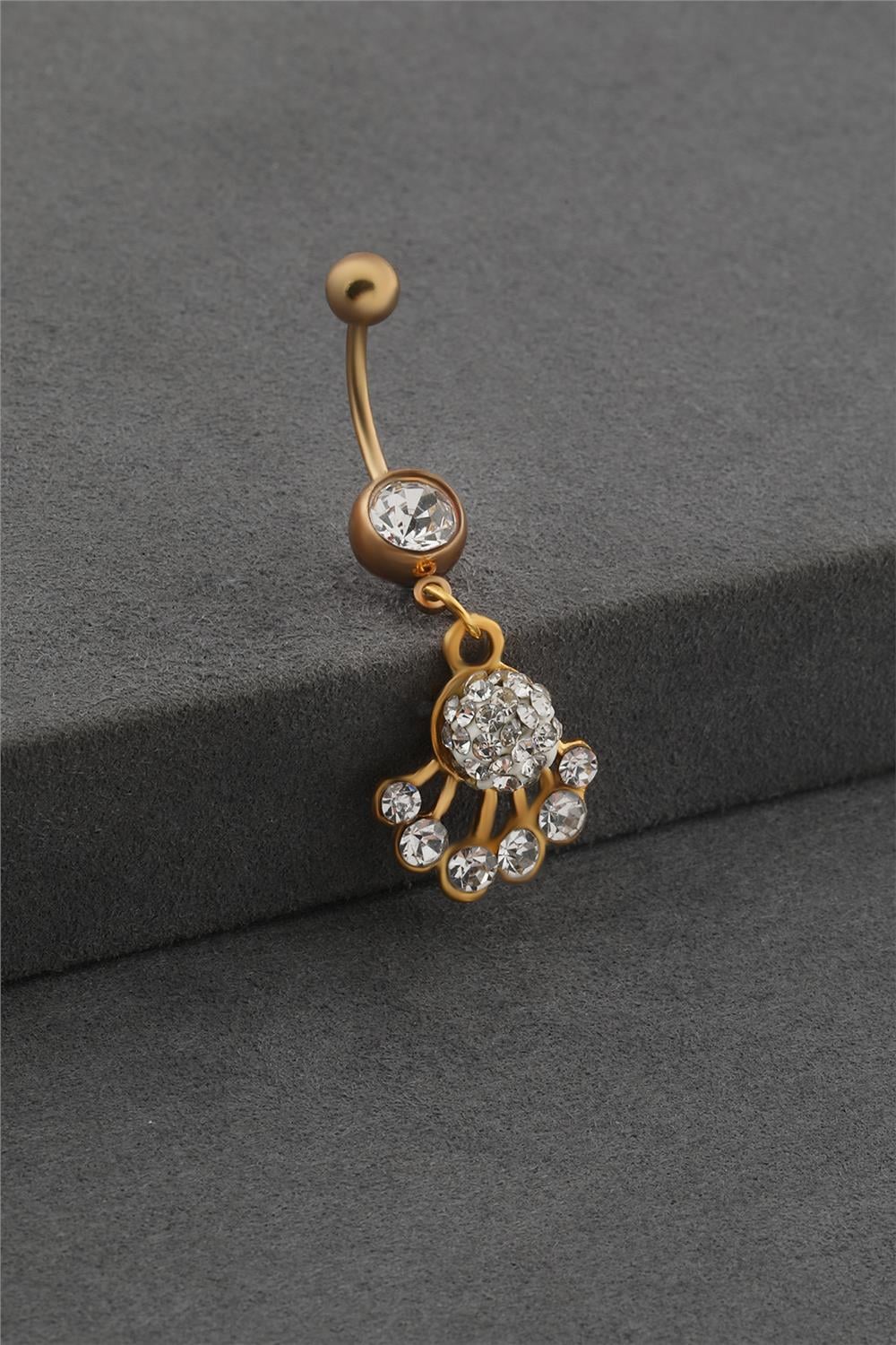 Çelik Göbek Piercing GOLD