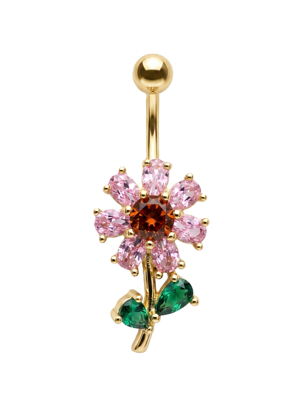 Çelik Göbek Piercing GOLD