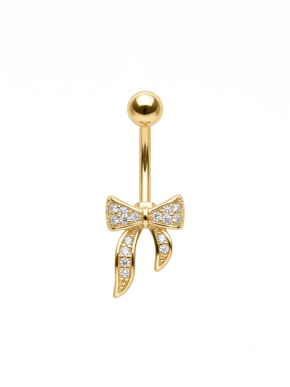 Çelik Göbek Piercing GOLD