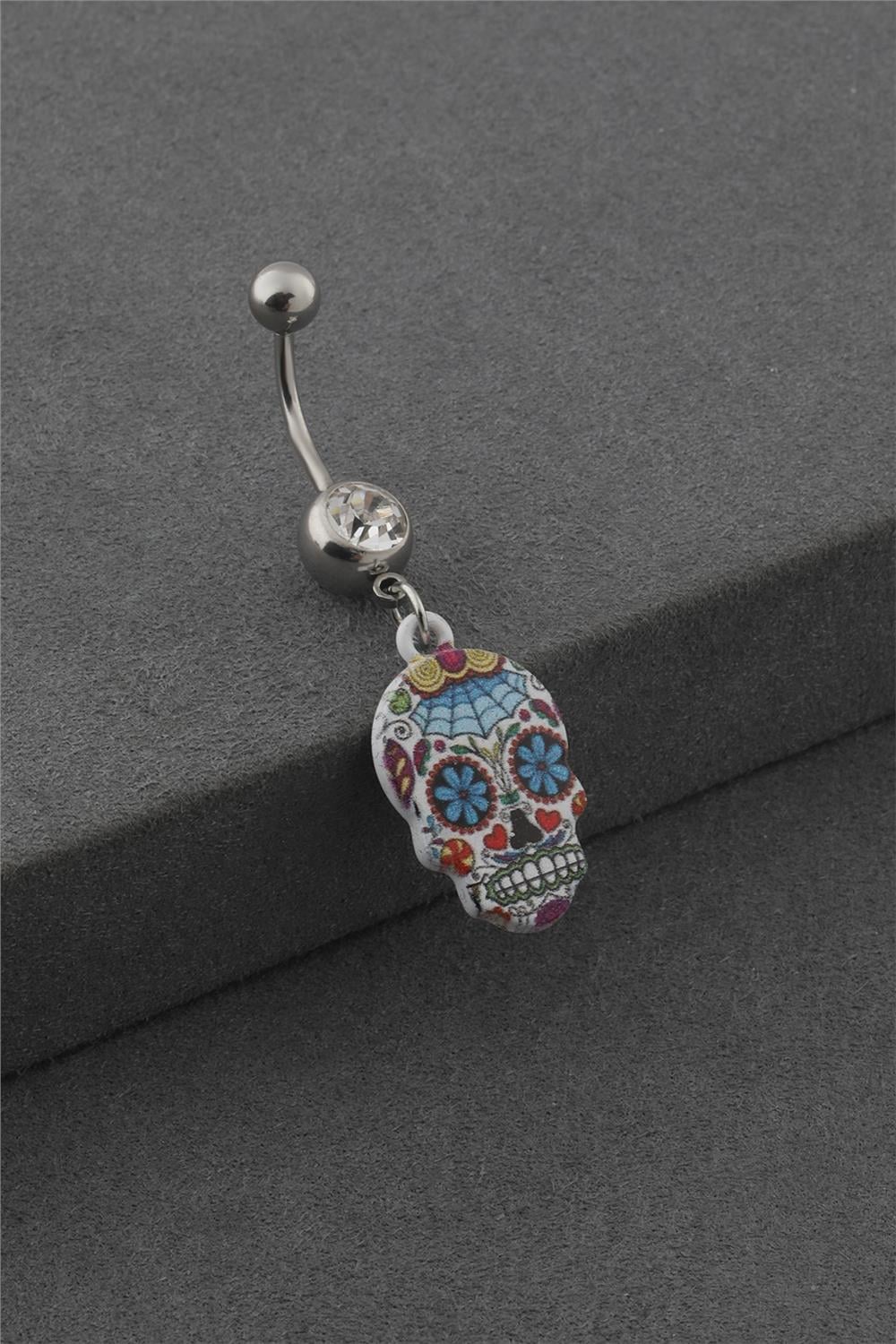 Çelik Göbek Piercing SILVER