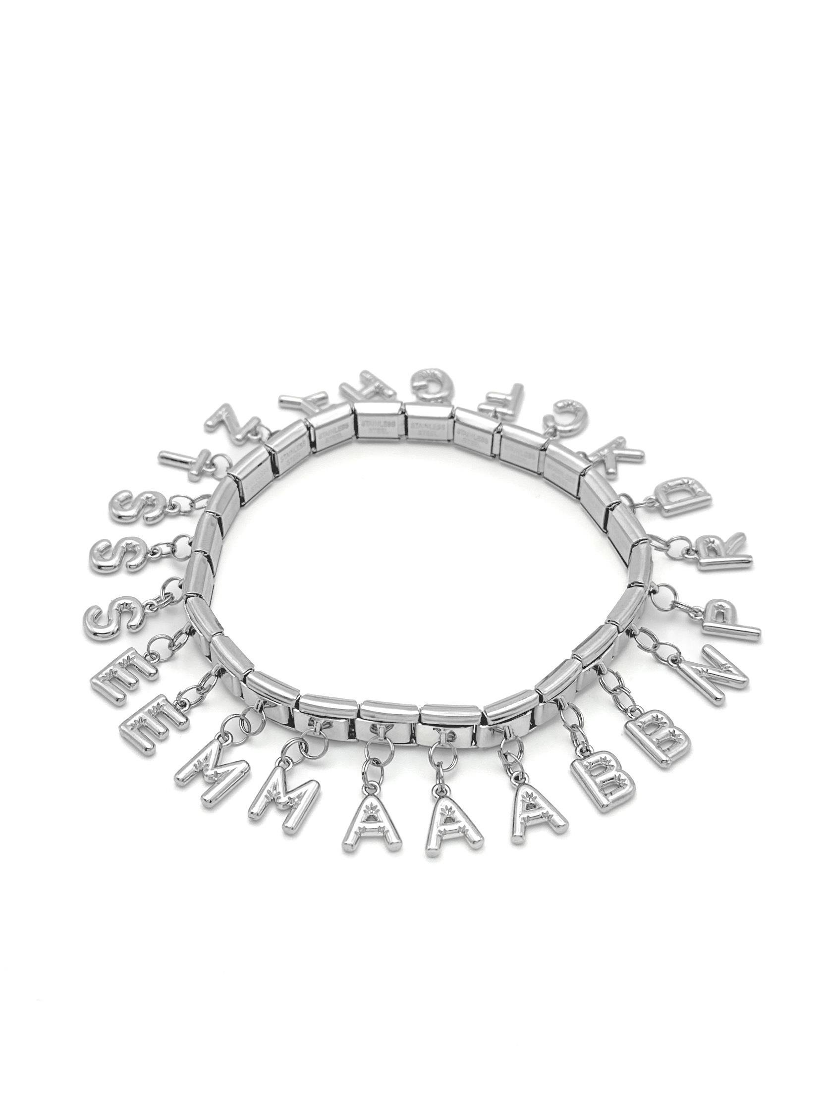 Çelik Harf Charm (24'lü)