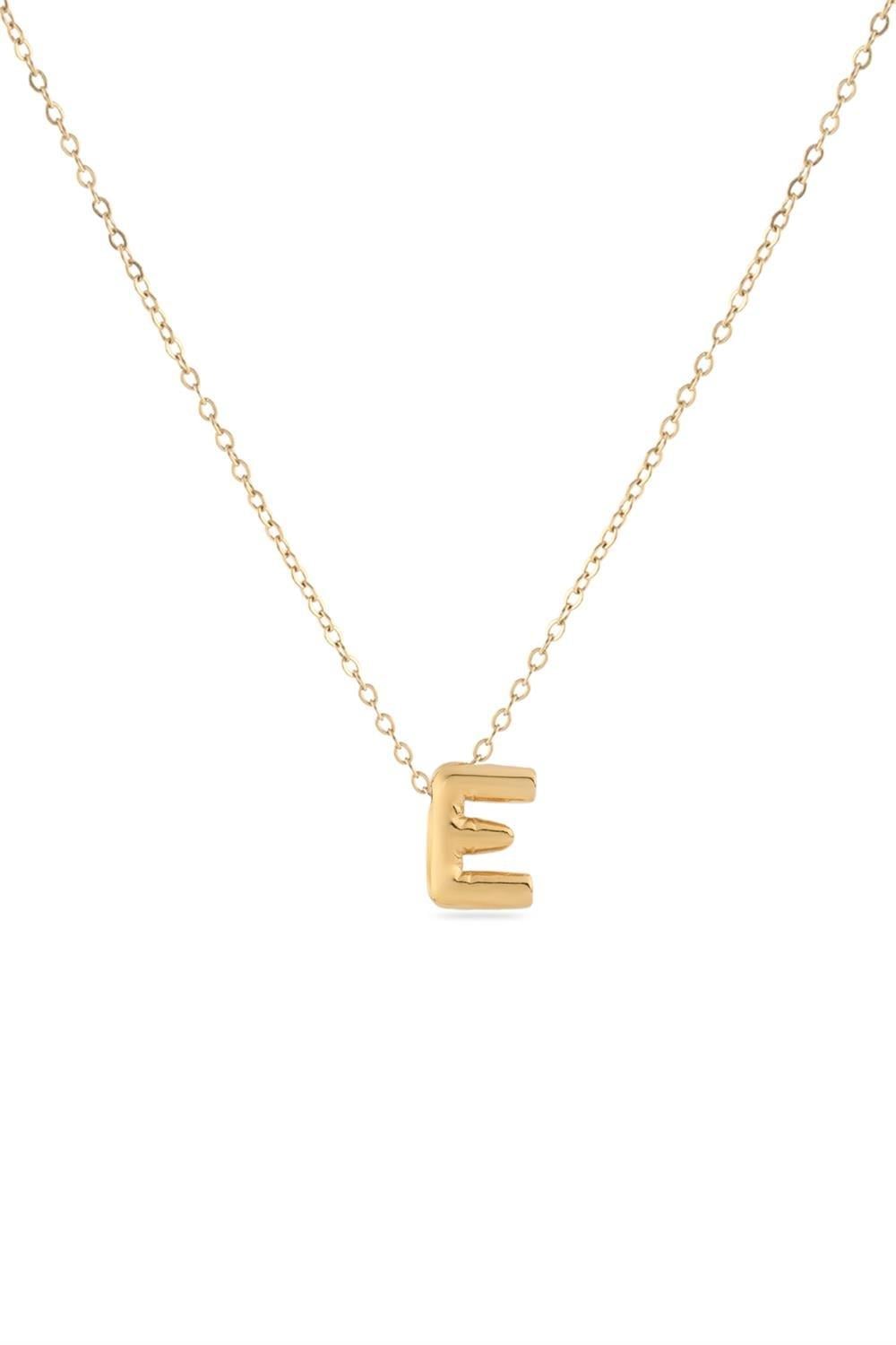 Çelik Harf Kolye GOLD 45cm
