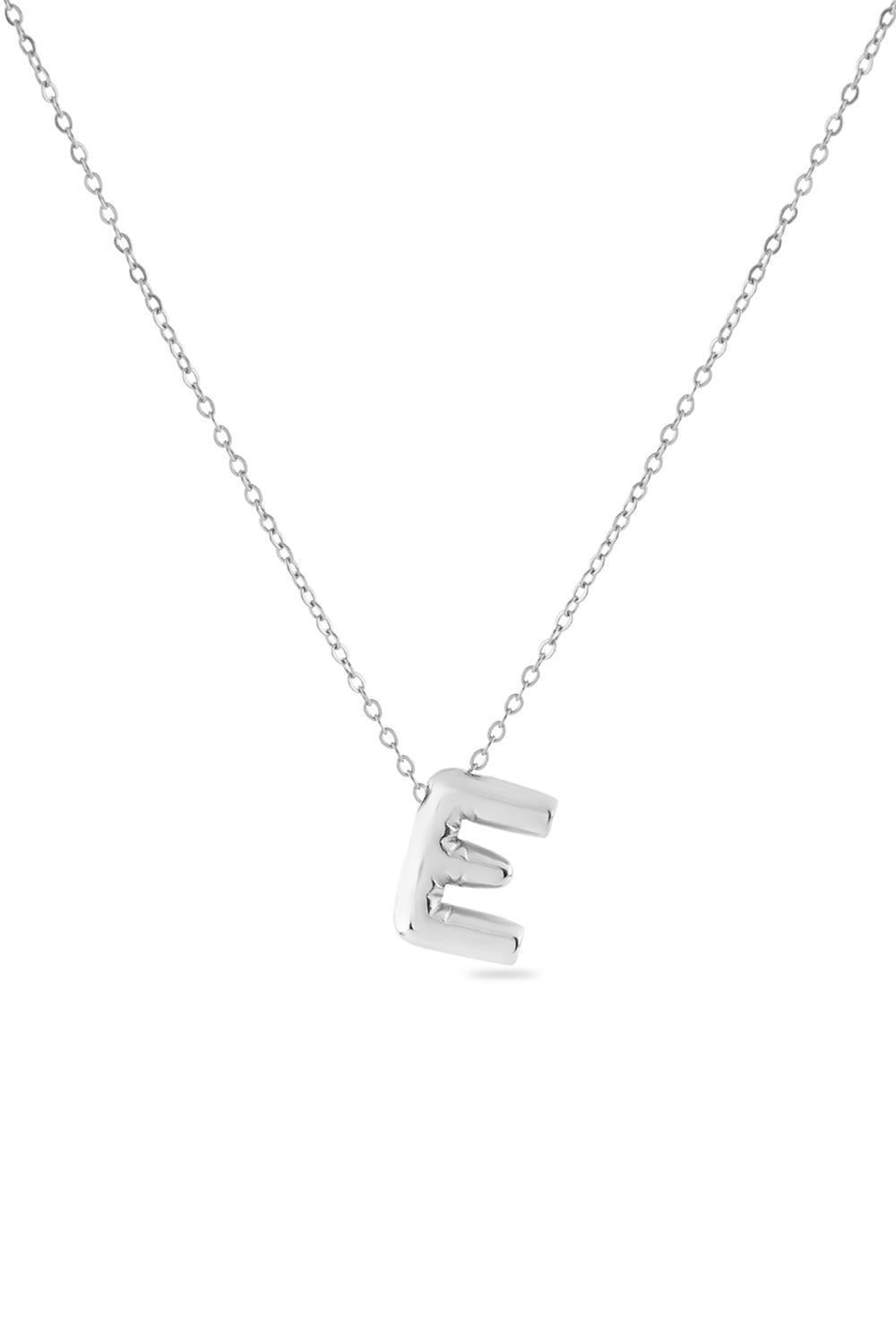 Çelik Harf Kolye SILVER 45cm
