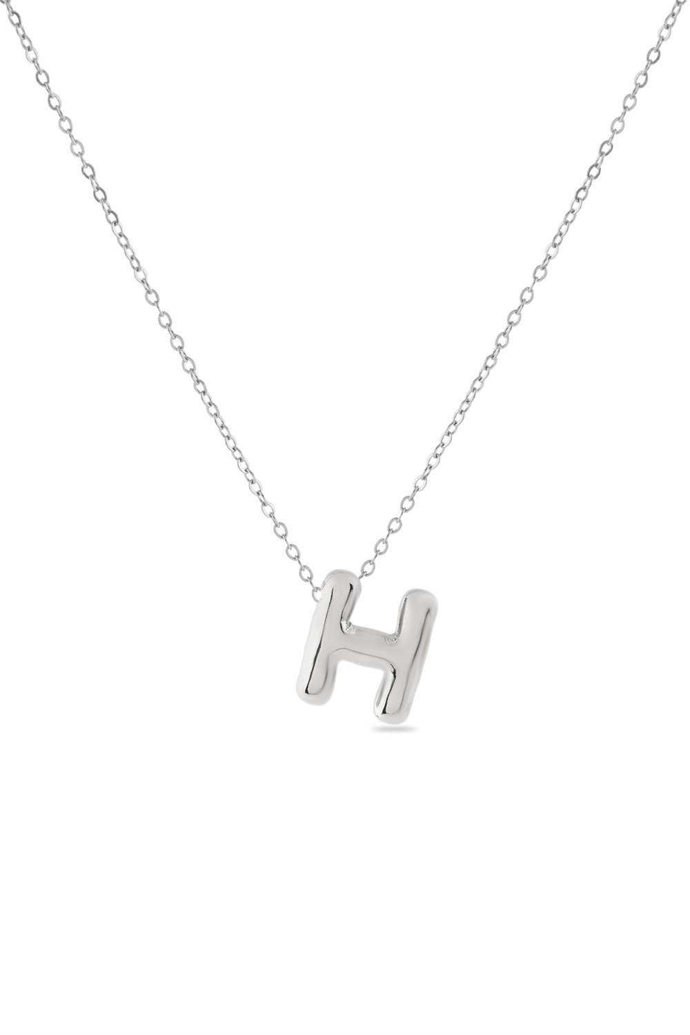 Çelik Harf Kolye SILVER 