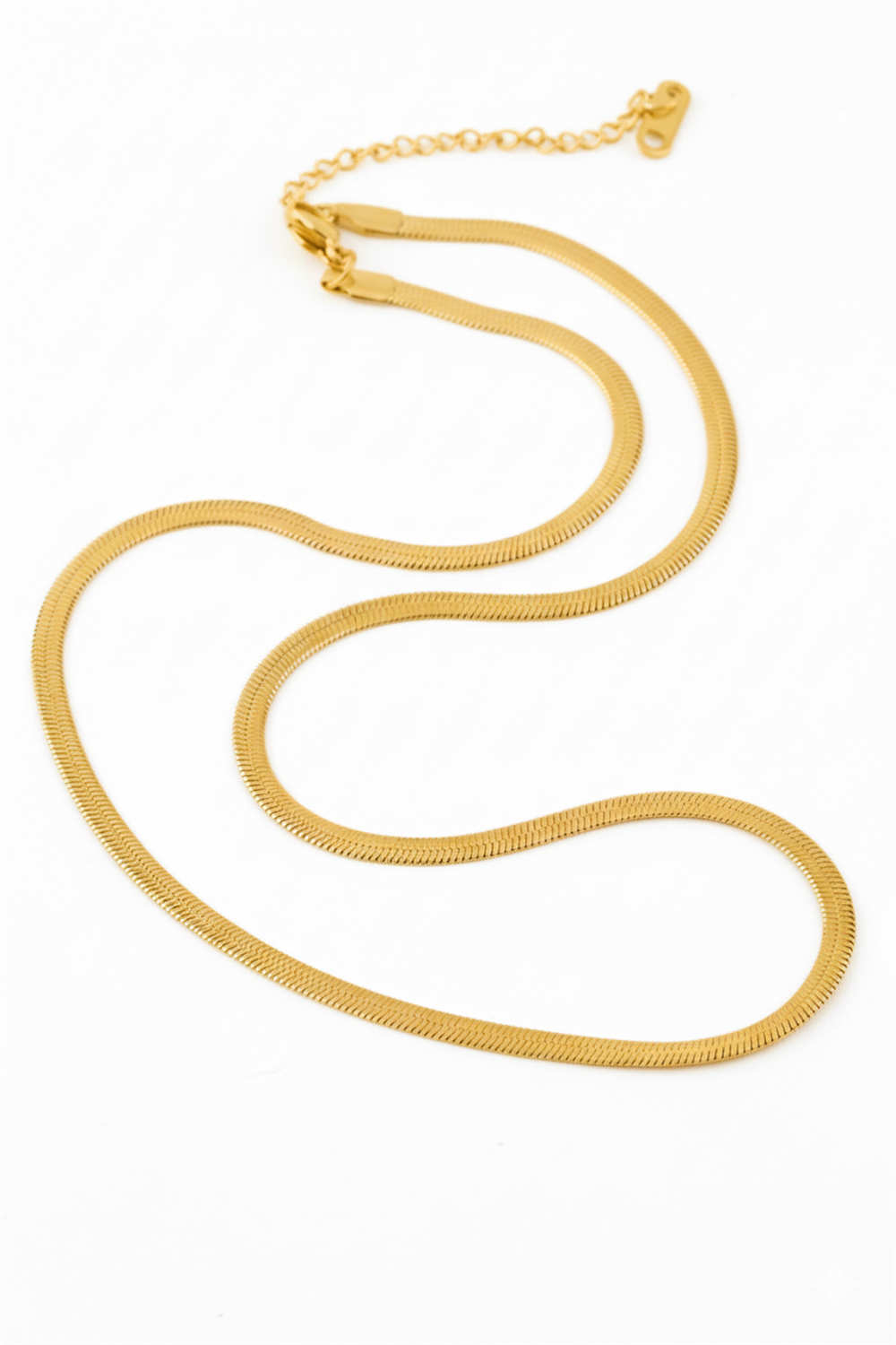 Çelik İtalyan Kolye 45cm GOLD